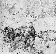Albrecht Durer The Prodigal Son among the Swine painting